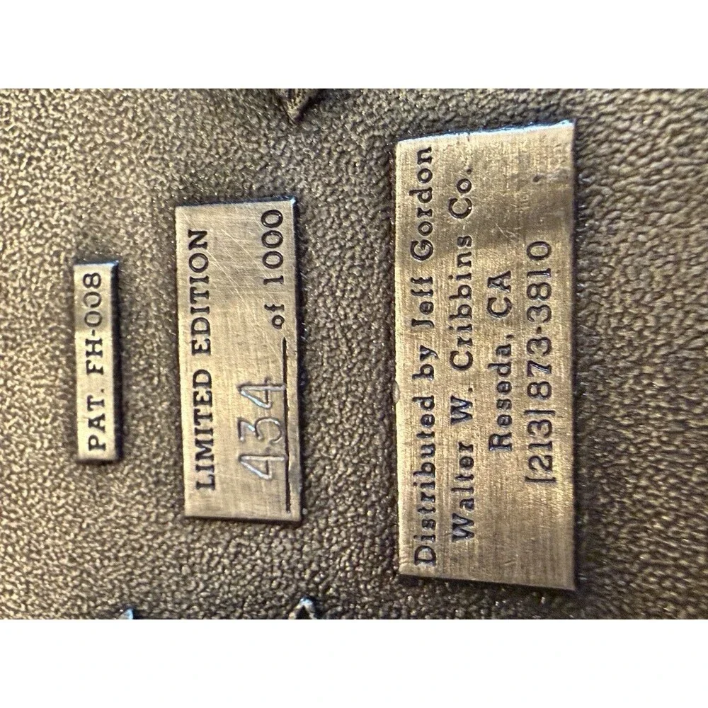 Vintage US Army USAEPG Fort Huachuca AZ Pewter Belt Buckle Walter Cribbins LTD